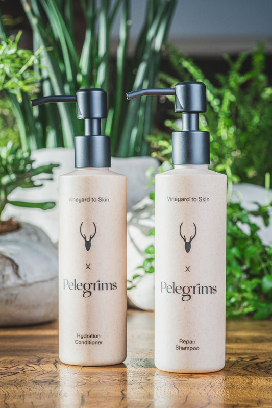 Moor Hall x Pelegrims Repair Shampoo and Hydration Conditioner