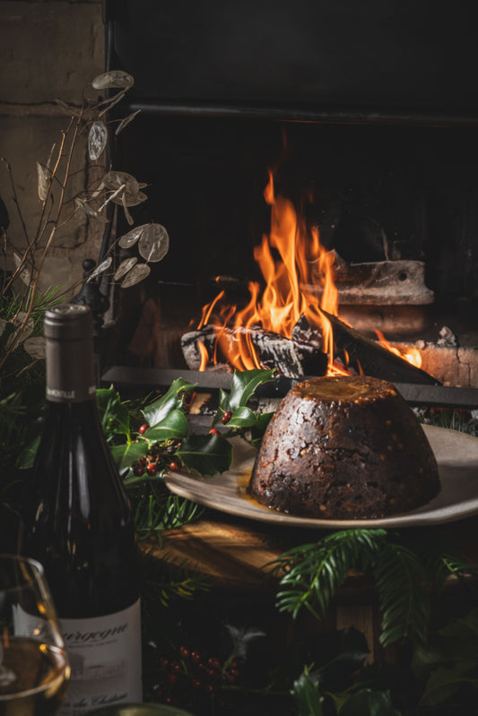 PRE ORDER -Moor Hall Pecan, Maple Syrup and Alsace Bacon Christmas Pudding