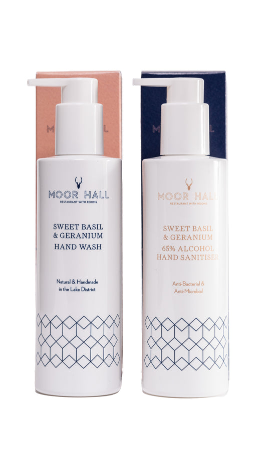 Moor Hall x Pure Lakes: Hand wash and sanitiser